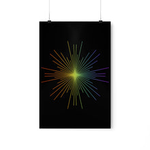 Load image into Gallery viewer, Full spectrum starburst (On Black)
